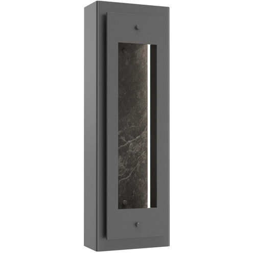 Twilight LED 20.3 inch Argento Grey with Carbon Slate Outdoor Sconce, Small
