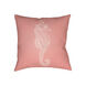 Seahorse 20 X 20 inch Pink and Neutral Outdoor Throw Pillow