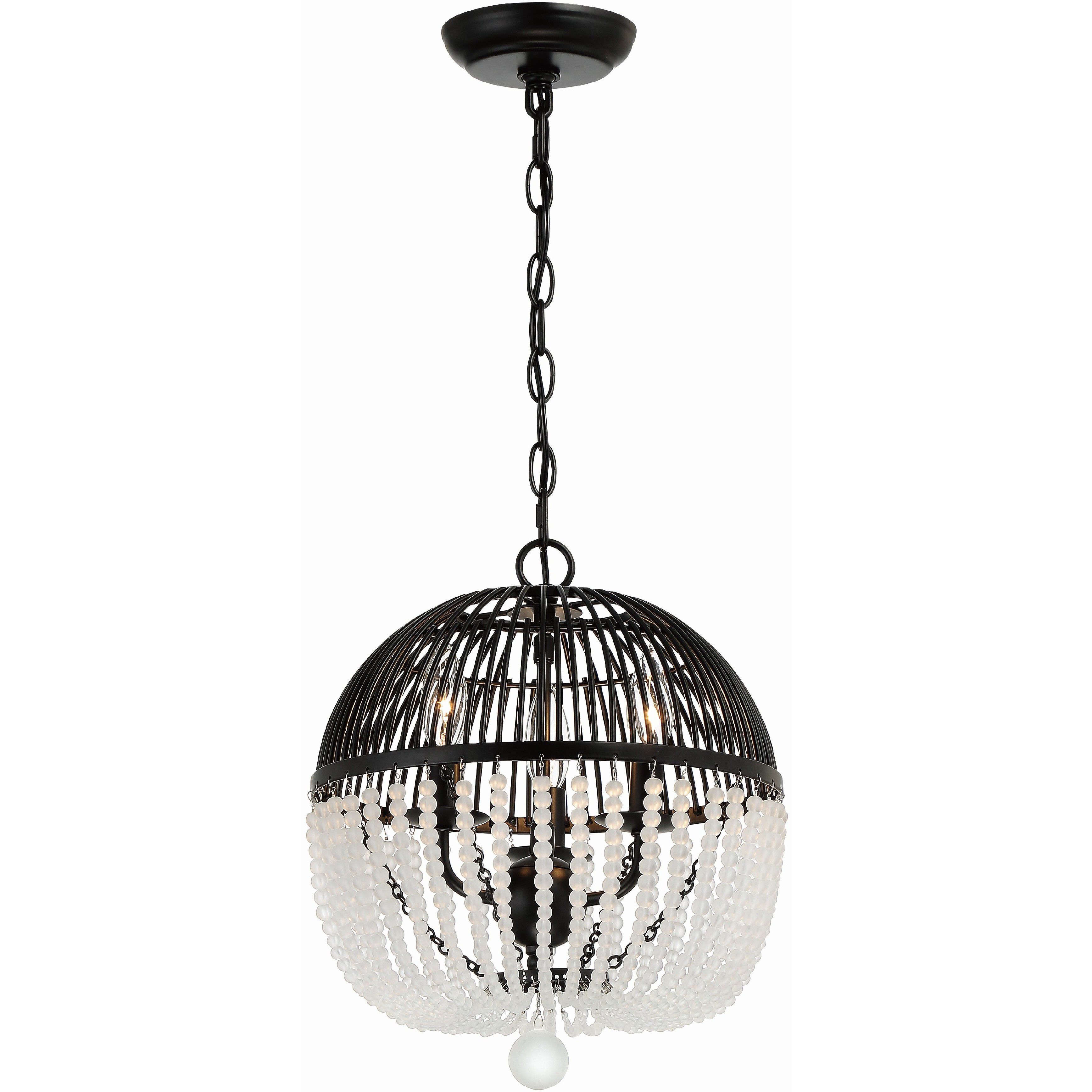 Duval Pendant Ceiling Light in Matte Black