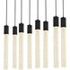 Weston 8 Light 36 inch Black Pendant Ceiling Light