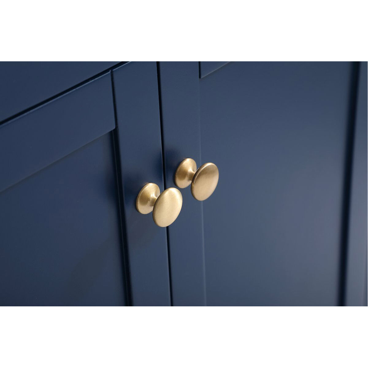 Franklin 36 X 22 X 35 inch Blue Bathroom Vanity Cabinet