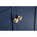 Franklin 36 X 22 X 35 inch Blue Bathroom Vanity Cabinet