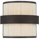 Harbor Wrap Wall Sconce Wall Light in Legacy Brass and Dark Bronze