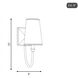 Cameron 1 Light 5 inch Polished Nickel Wall Sconce Wall Light, Essentials