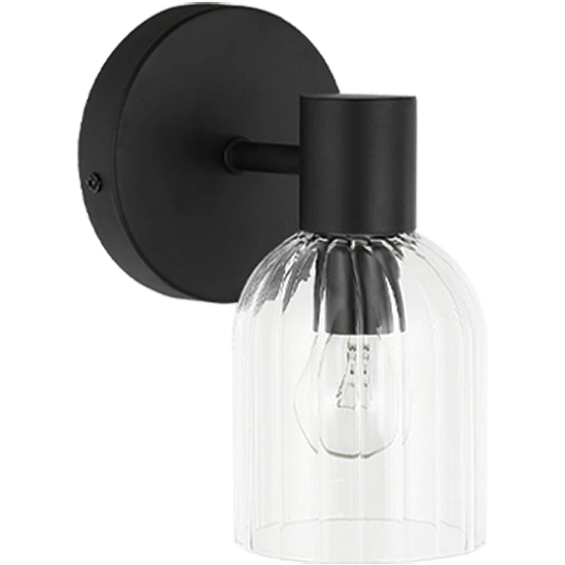 Vienna 1 Light 4.75 inch Matte Black Wall Sconce Wall Light