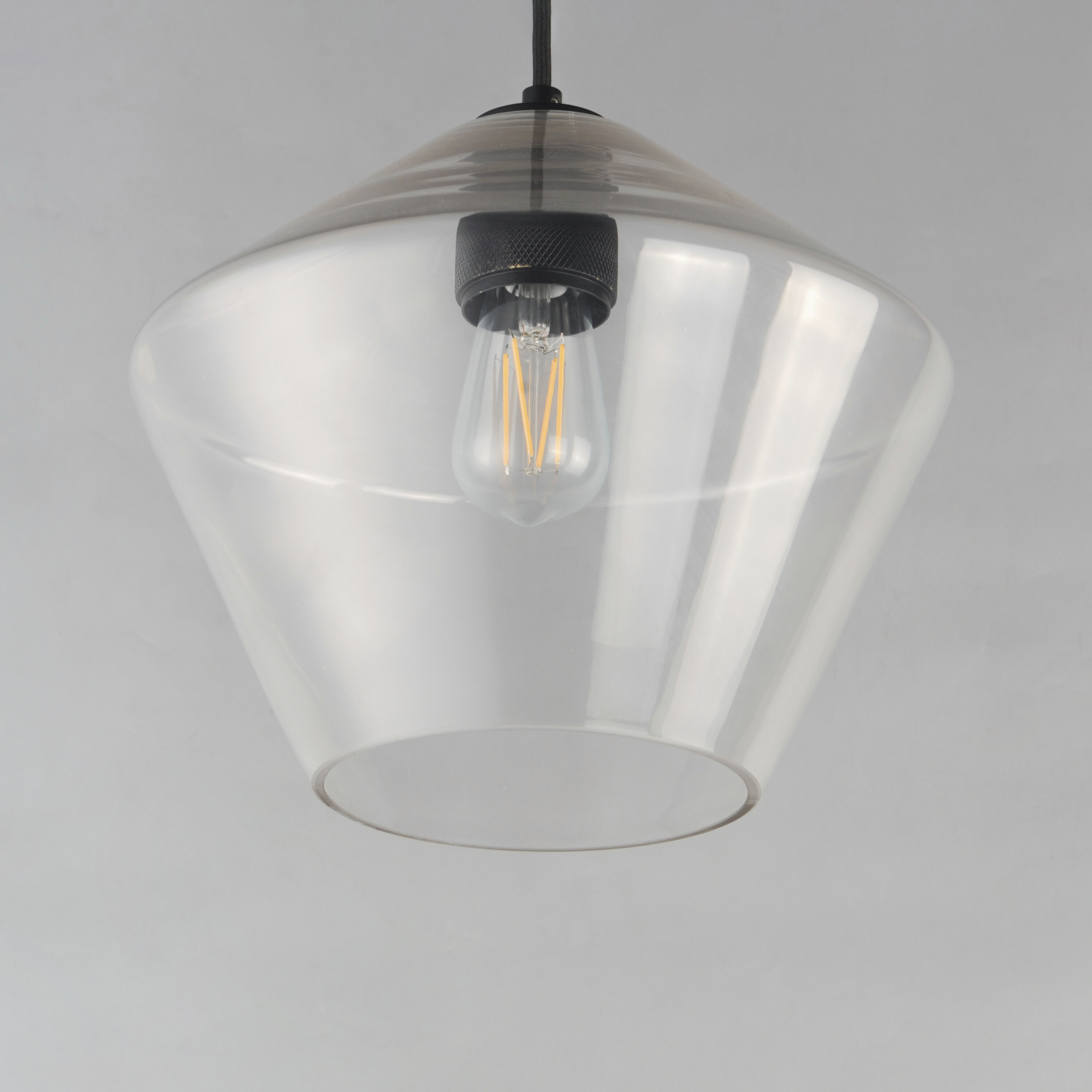 Geode 1 Light 11.75 inch Black Single Pendant Ceiling Light