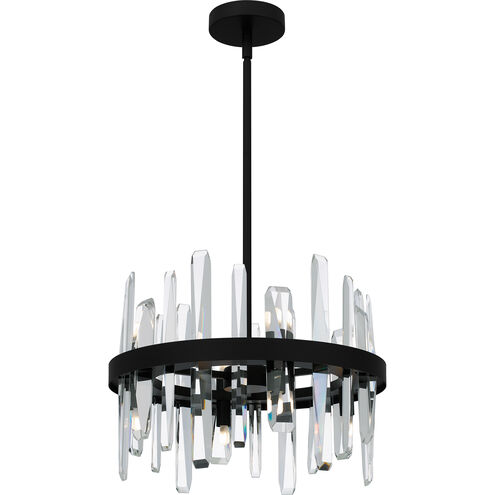 Regal 8 Light 15.75 inch Matte Black Pendant Ceiling Light, Large