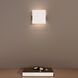 Turo 1 Light 6.5 inch Satin White ADA Wall Sconce Wall Light