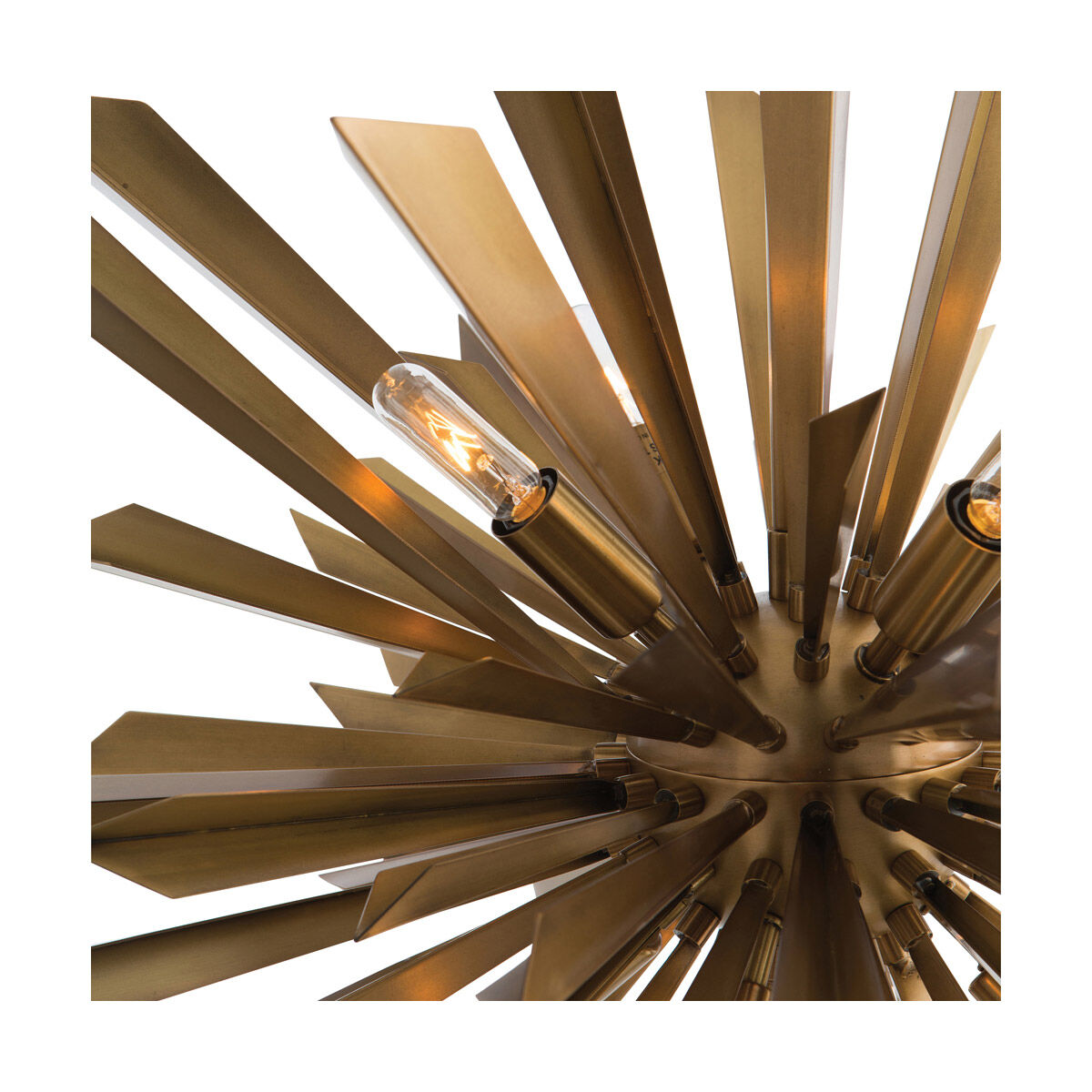 Waldorf 8 Light 24 inch Antique Brass Chandelier Ceiling Light, Small,Round