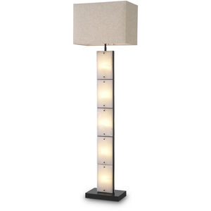 Ortiz 68.11 inch 40.00 watt Bronze Highlight with Alabaster Floor Lamp Portable Light