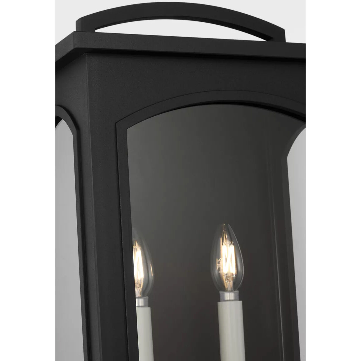 C&M by Chapman & Myers Modesto 2 Light 24.13 inch Textured Black Outdoor Wall Lantern