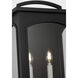 C&M by Chapman & Myers Modesto 2 Light 24.13 inch Textured Black Outdoor Wall Lantern