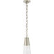 Thomas O'Brien Robinson 1 Light 4.75 inch Polished Nickel Pendant Ceiling Light in Clear Glass, Small