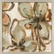 Petal Play Green and Brown and Multi and Pink Framed Art
