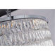 Canada 42 Light 42 inch Chrome Chandelier Ceiling Light