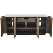 Woodside Medium Oak with White Credenza