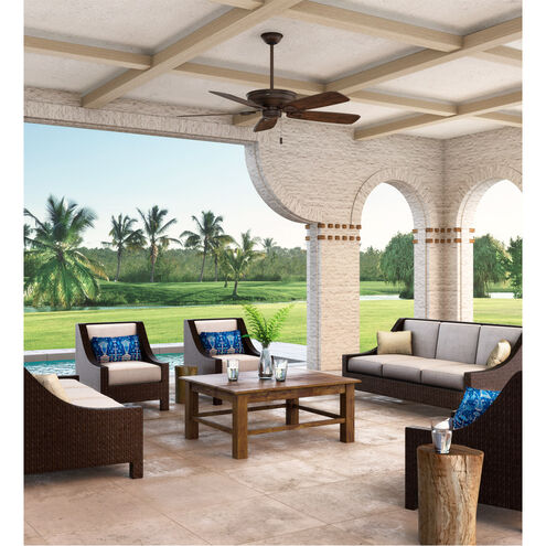 Heritage 60 inch Brushed Cocoa with Reclaimed Antique, Reclaimed Antique Blades Ceiling Fan