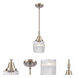 Franklin Restoration Colton 1 Light 6 inch Brushed Satin Nickel Mini Pendant Ceiling Light