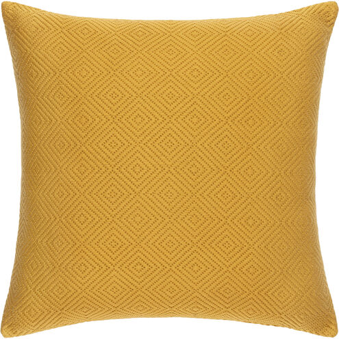 Camilla 22 X 22 inch Mustard Pillow Kit, Square