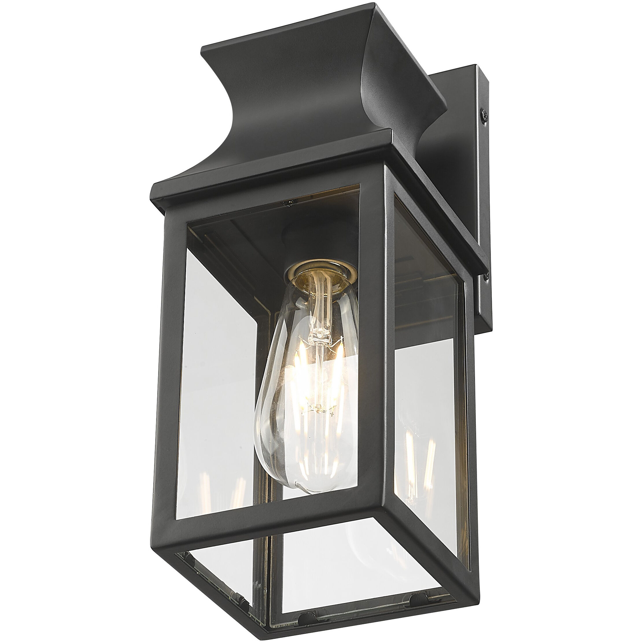 Stockwell 1 Light 13 inch Matte Black Exterior Wall Mount