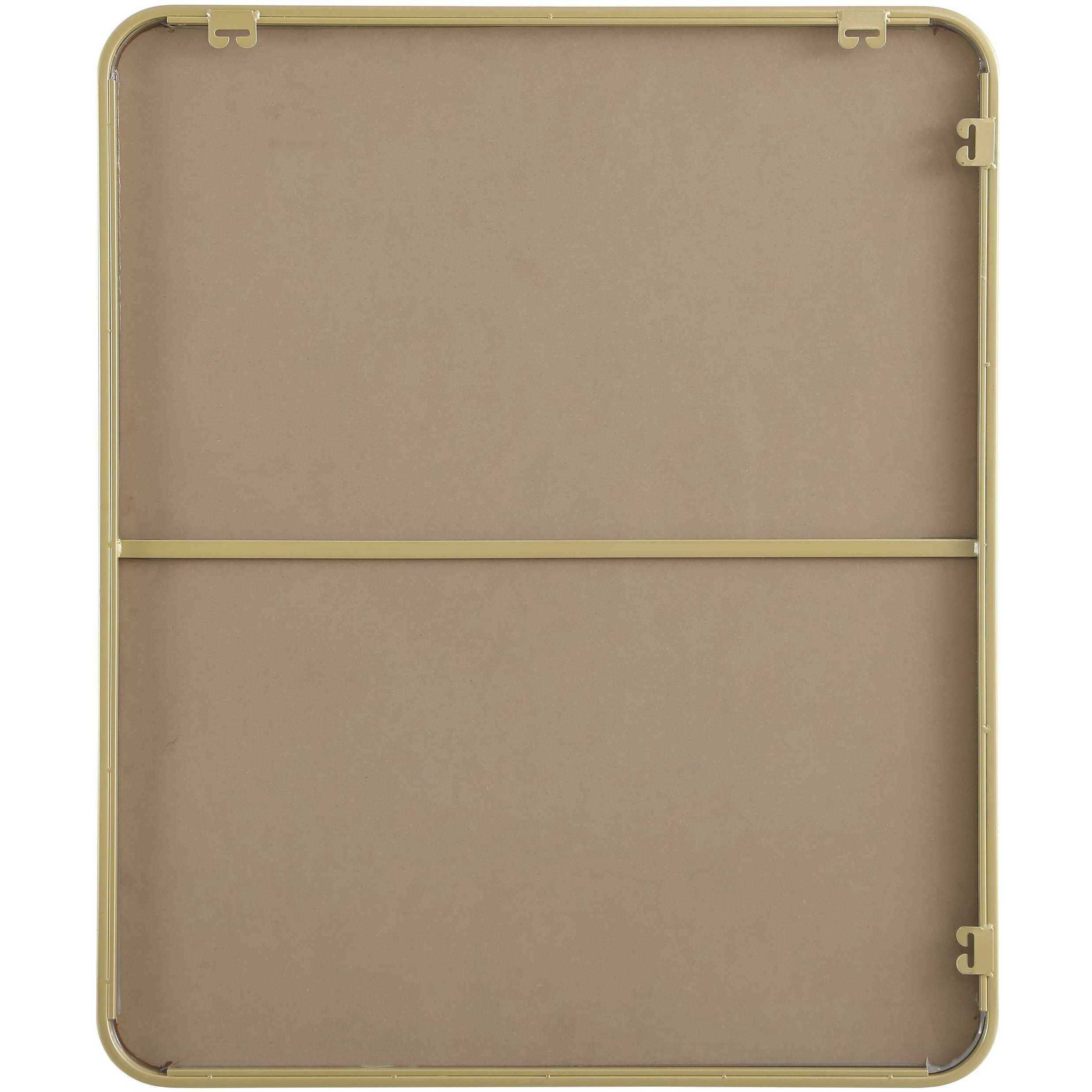 Remy 36 X 30 inch Brass Mirror