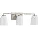 Spenser 3 Light 23.37 inch Brushed Nickel Vanity Light Wall Light