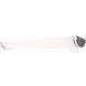 Glamour LED 11.26 inch Brushed Nickel Oval Flush Mount Ceiling Light