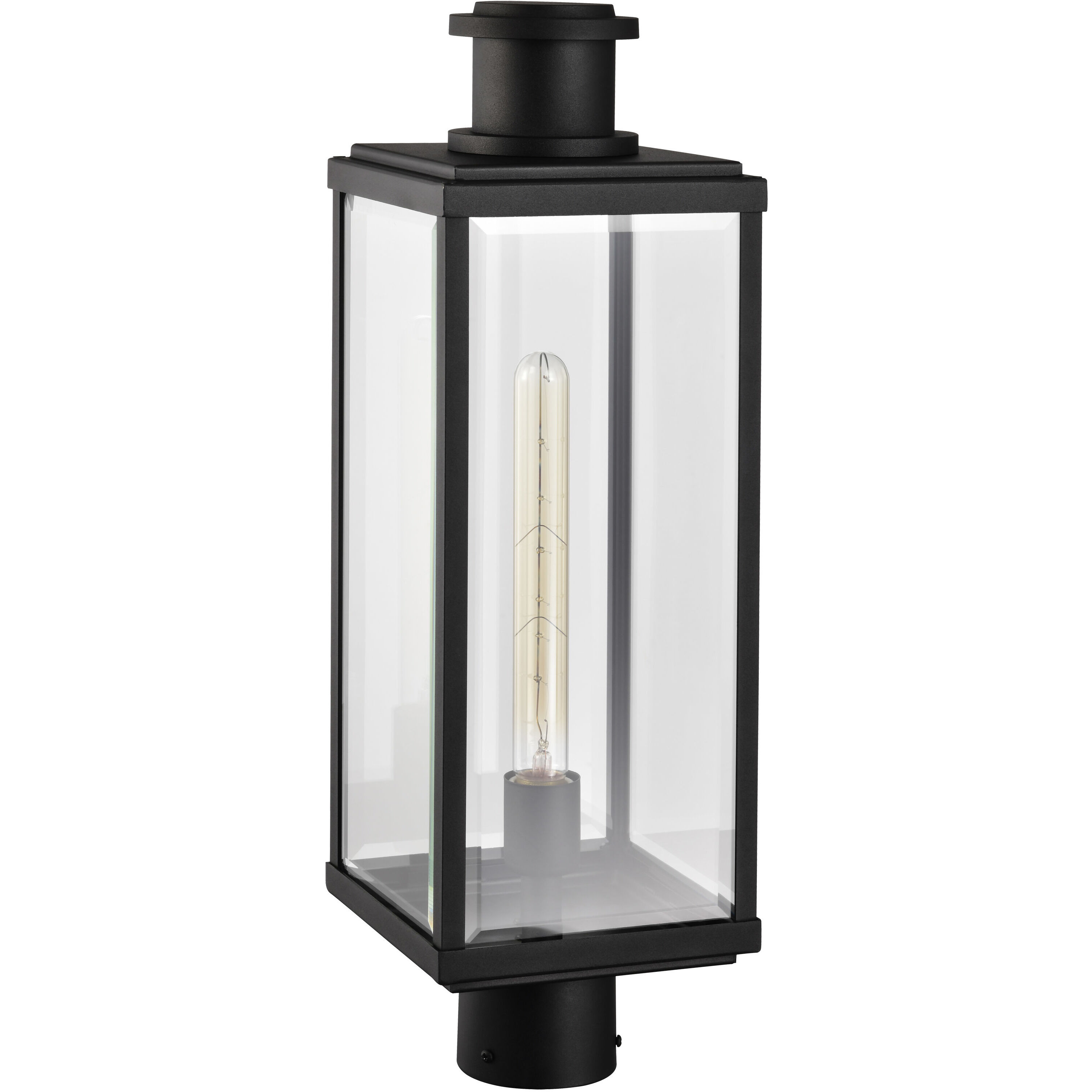 Luca 22.75 inch Sand Black Outdoor Post Light