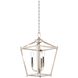 Lundy's Lane 3 Light 11.75 inch Multiple Finishes and Satin Nickel Pendant Ceiling Light