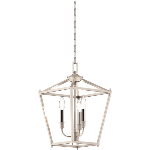 Lundy's Lane 3 Light 11.75 inch Multiple Finishes and Satin Nickel Pendant Ceiling Light