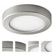 Elite LED 6 inch Satin Nickel Flush Mount Ceiling Light