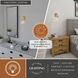 Harper LED 6.25 inch Natural Brass Bathroom Light Wall Light