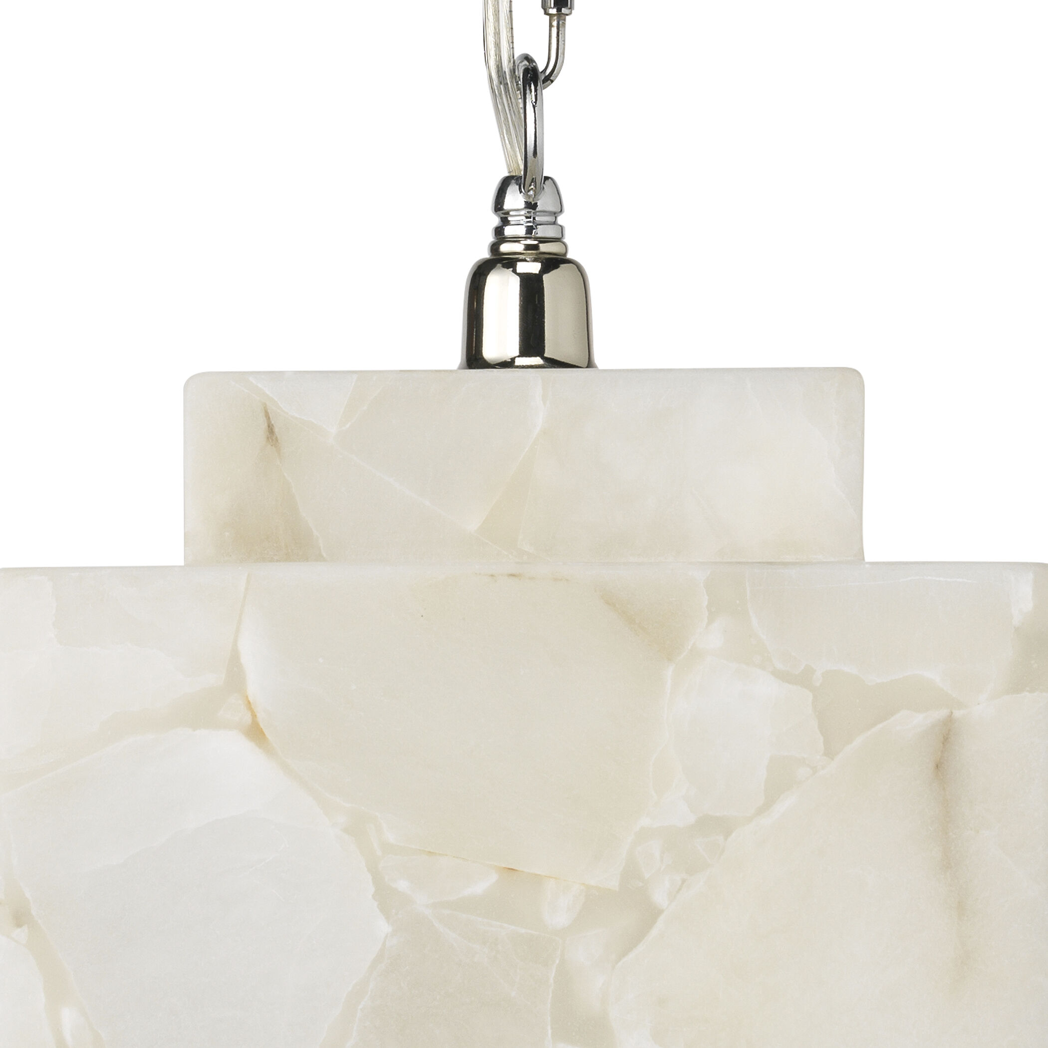 Borealis 1 Light 9 inch Alabaster Pendant Ceiling Light, Cube
