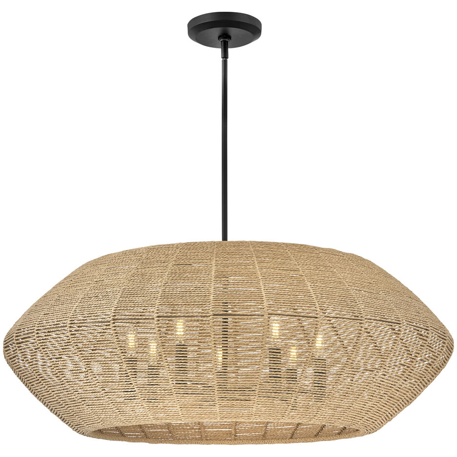 Hinkley 40385BLK-CML Lisa McDennon Luca 7 Light 38 inch