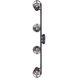 Madison 4 Light Graphite Track Ceiling Light