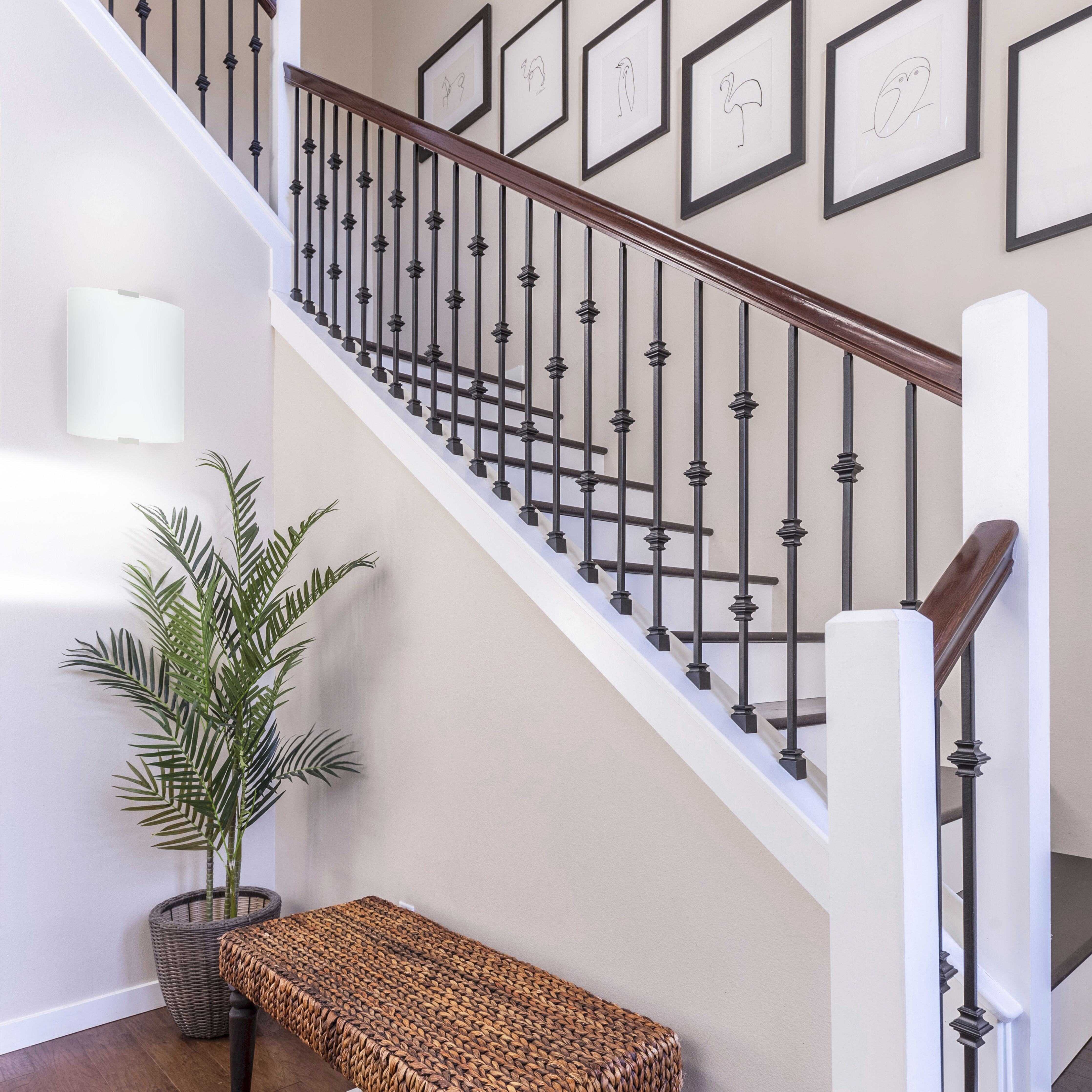 Grafik 1 Light 7.09 inch Chrome ADA Wall Light