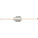 Foil LED 31.5 inch Brushed Aluminum Bath Vanity Light Wall Light
