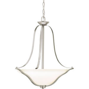 Langford LED 22 inch Brushed Nickel Inverted Pendant Small Ceiling Light