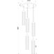 Beau 5 Light 12 inch Rubbed Brass Chandelier Ceiling Light