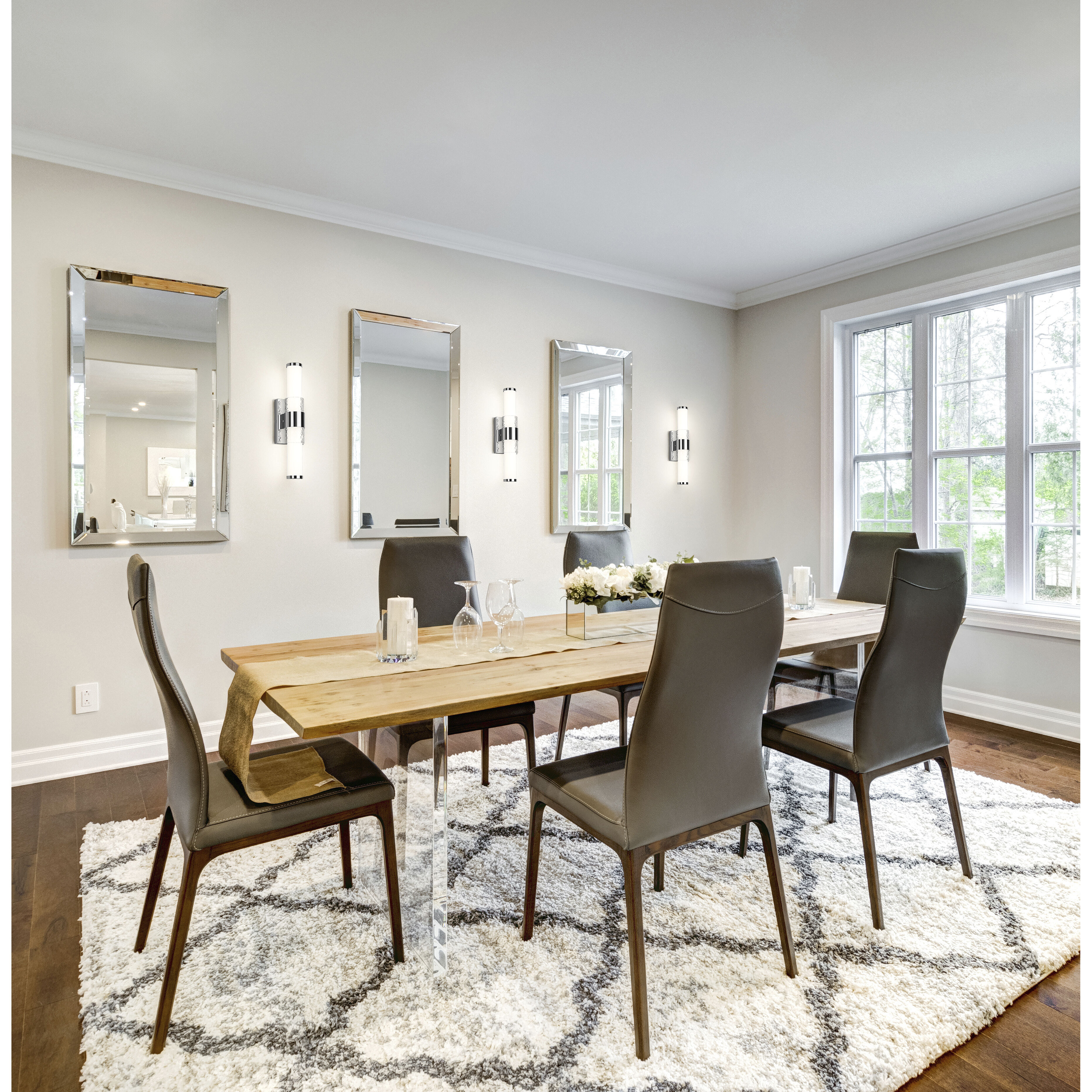 Egon LED 18 inch Chrome Bath Vanity Light Wall Light