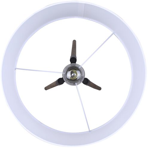 Sull 57 inch 150.00 watt Black and Wood Floor Lamp Portable Light