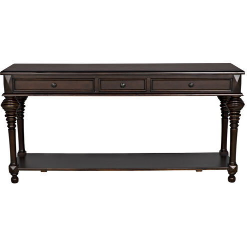 Colonial 72 X 20 inch Distressed Brown Sofa Table, Large