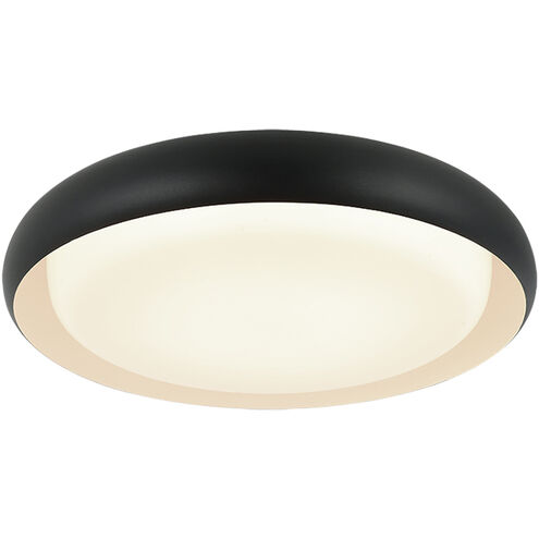 Milia LED 18.25 inch Matte Black Flush Mount Ceiling Light