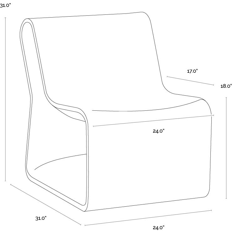 Odyssey Grey Outdoor Lounge Chair