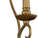 Elise 1 Light 6 inch Gold Patina Wall Sconce Wall Light