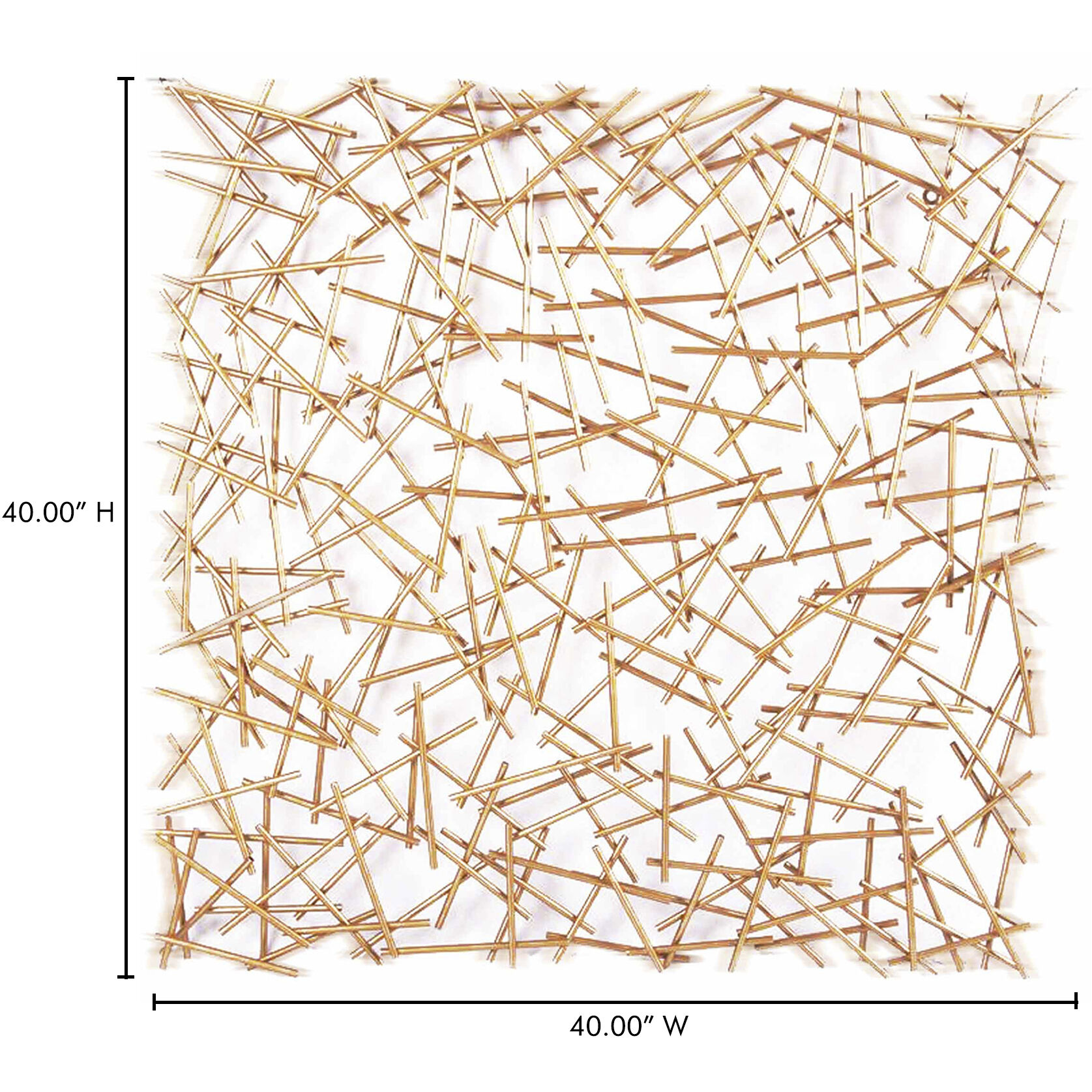 Stix Gold Wall Décor