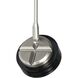 Sean Lavin Brim 1 Light 12 Satin Nickel Low-Voltage Track Head Ceiling Light in FreeJack, Transparent Smoke Glass, LED 90 CRI 2700K, 40 Degree, 5 inch