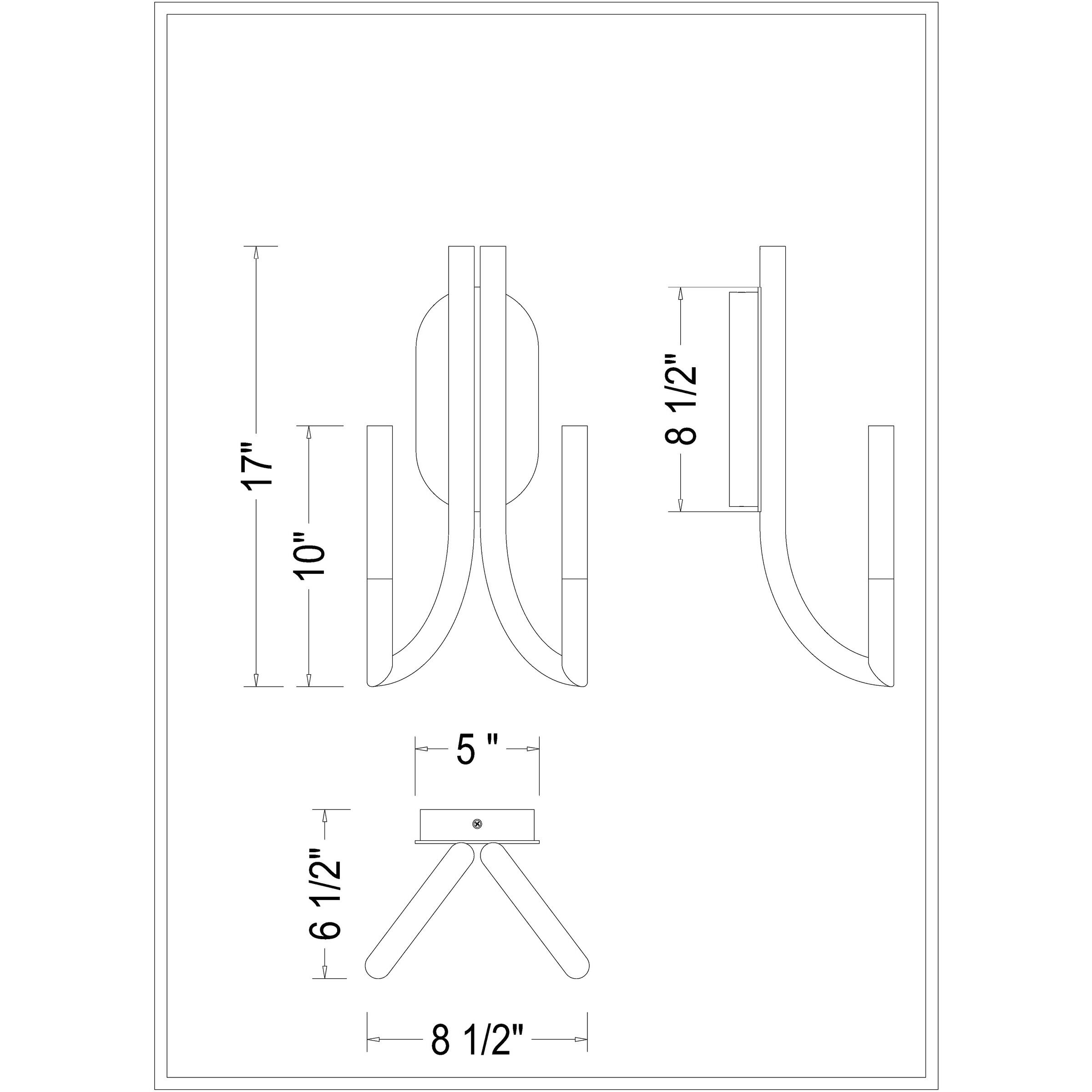 Olette Wall Sconce Wall Light in Black