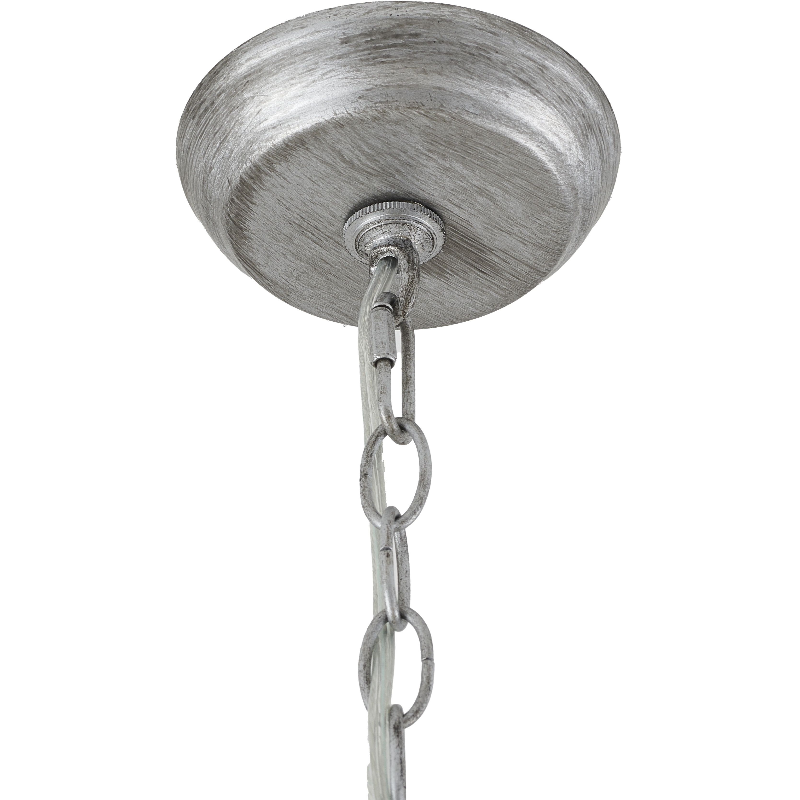 YS Series 22 Light 27.56 inch Antique Silver Chandelier Ceiling Light