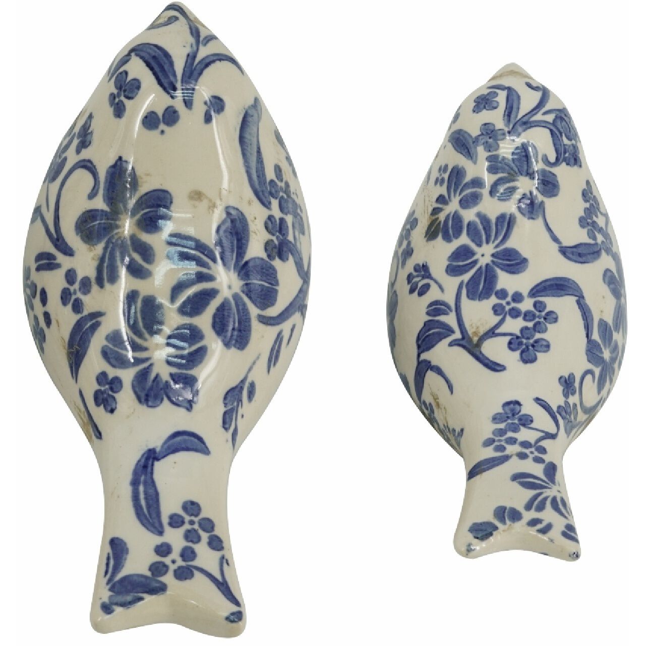 Anita Blue and White Statue